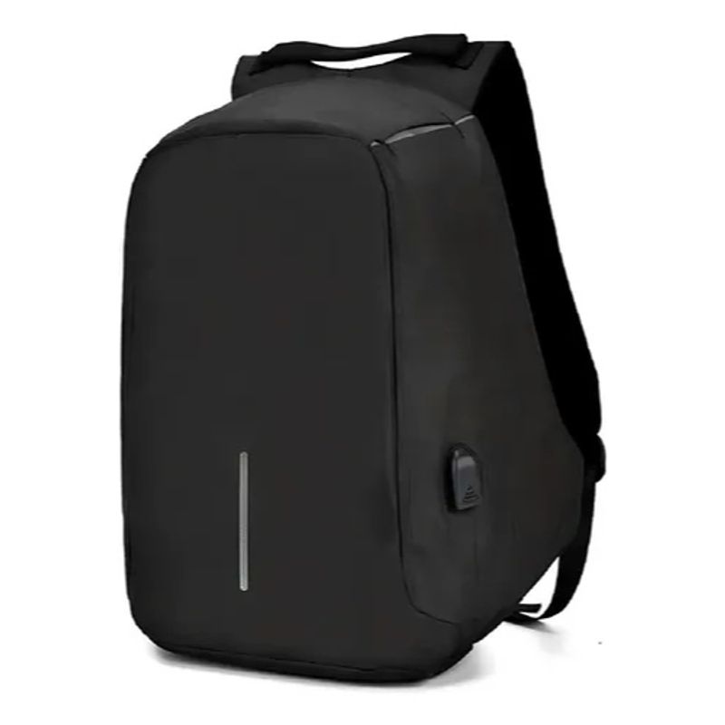 INNOVA - Bolso Mochila De Espalda Multifuncional Unisex Negra Con Puerto Usb