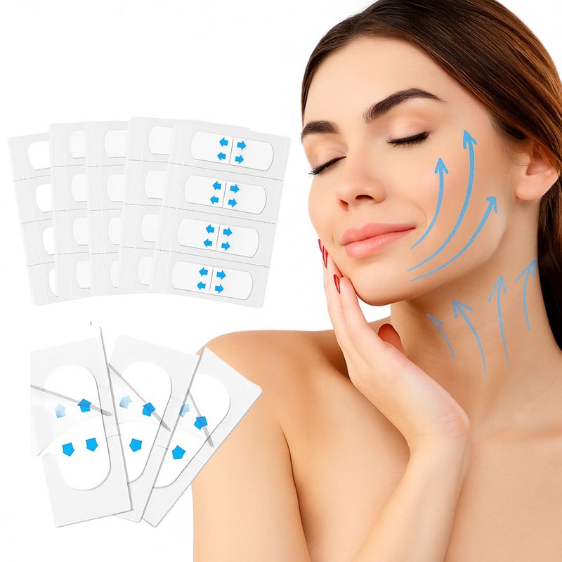 GENERICO - Tiras Faciales Lifting Instantáneo 40 Piezas