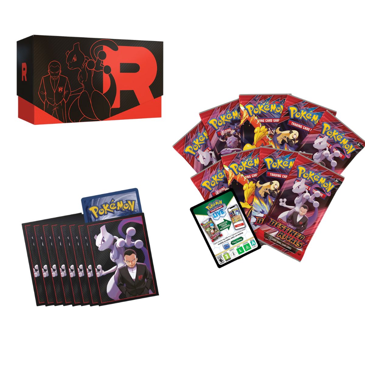 POKEMON - Elite Trainer Box Rivales Predestinados Cartas Pokémon Esp