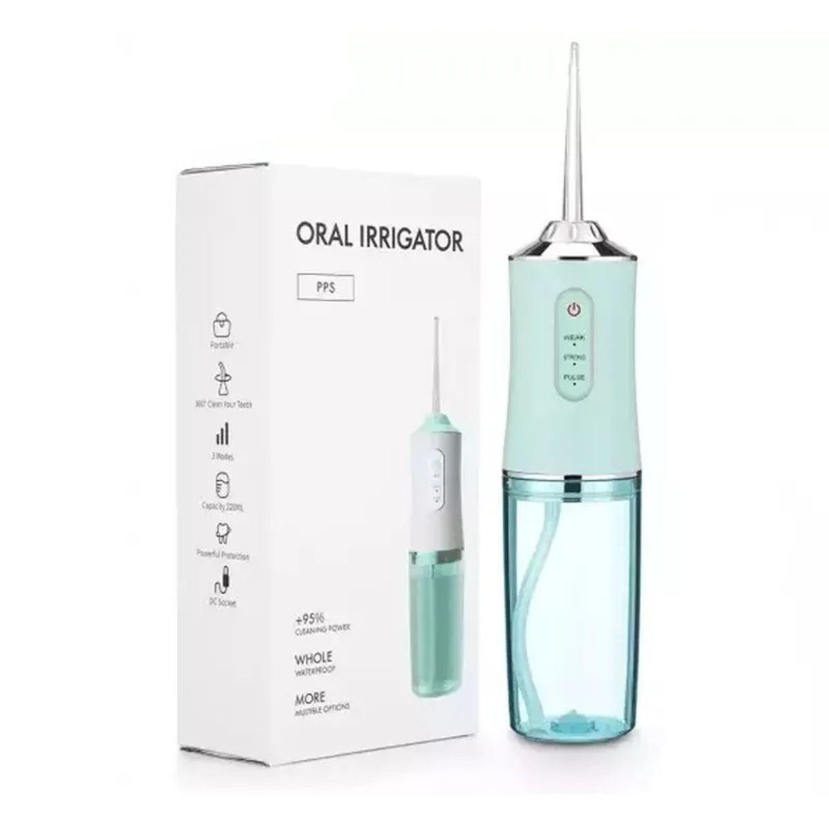 GENERICO - Irrigador Bucal Limpiador Dental Recargable USB