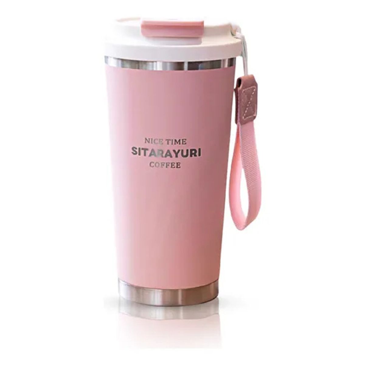 INNOVA - Termo Vaso Acero Inoxidable 532 Ml Frío Calor Rosado