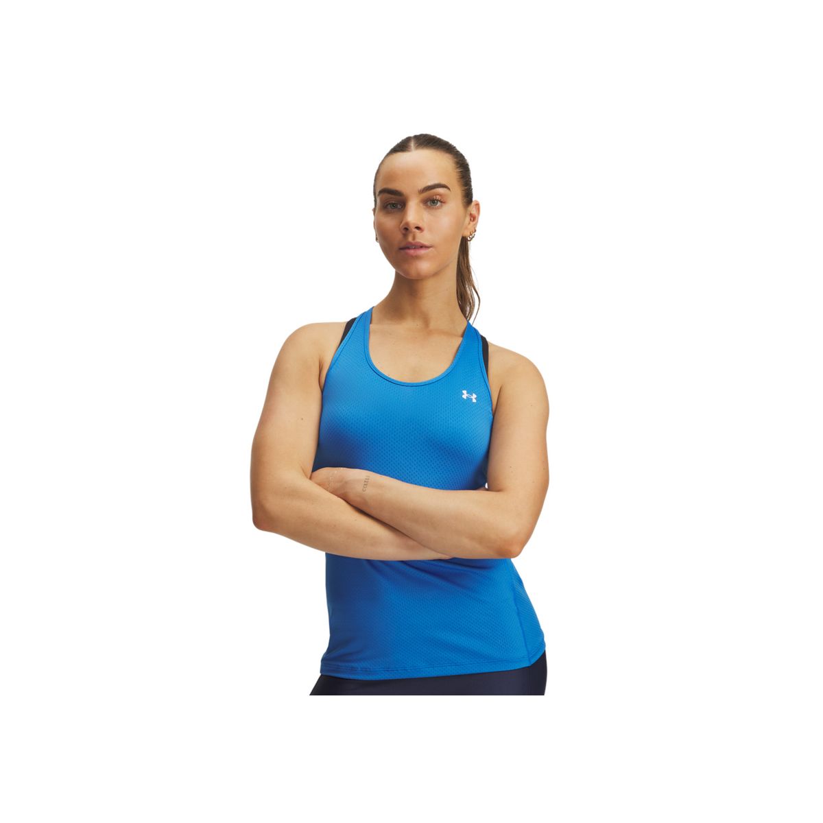 UNDER ARMOUR - Camiseta Mujer Under Armour TECH MESH RACER TANK Azul UNDER ARMOUR