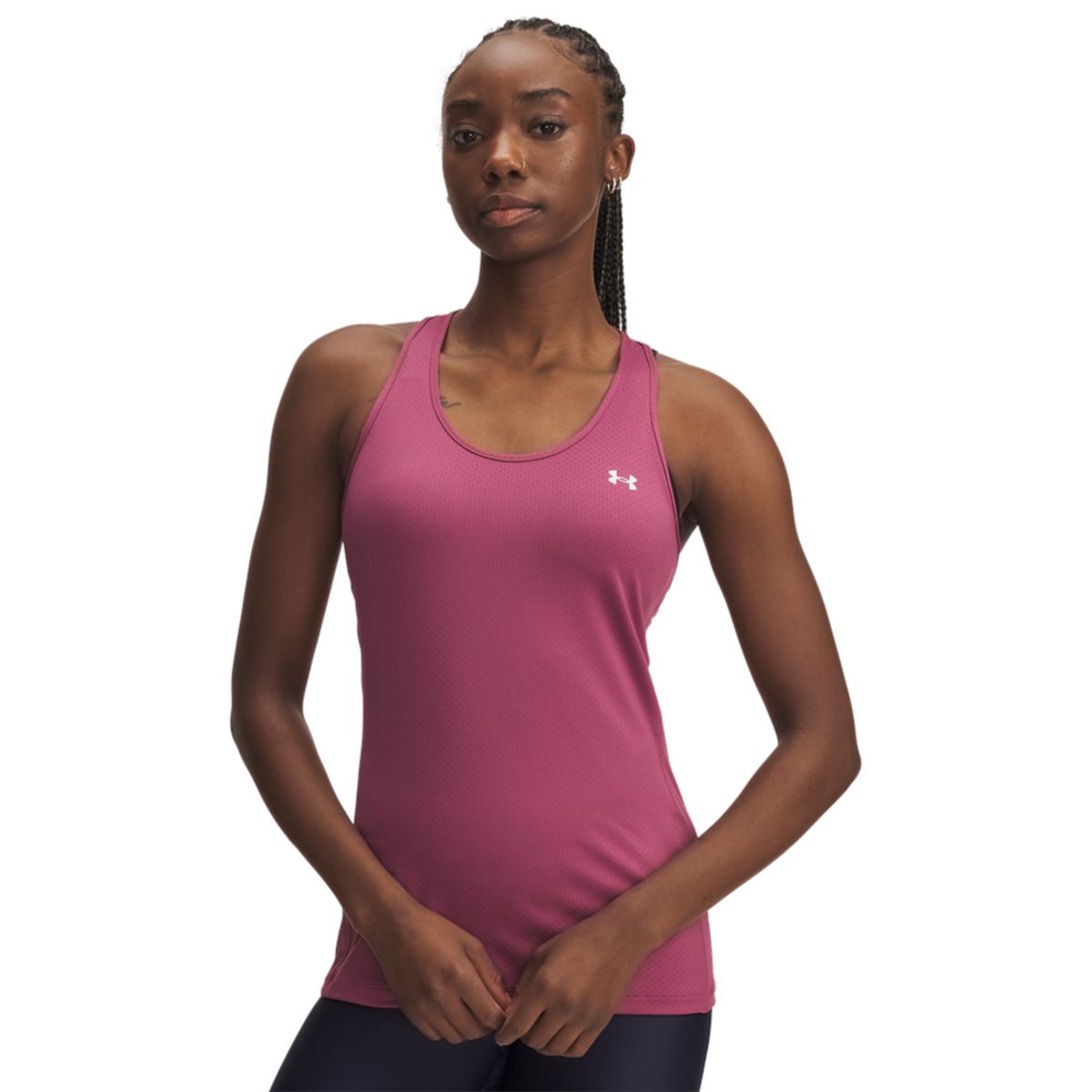 UNDER ARMOUR - Camiseta Mujer Under Armour TECH MESH RACER TANK Rojo UNDER ARMOUR