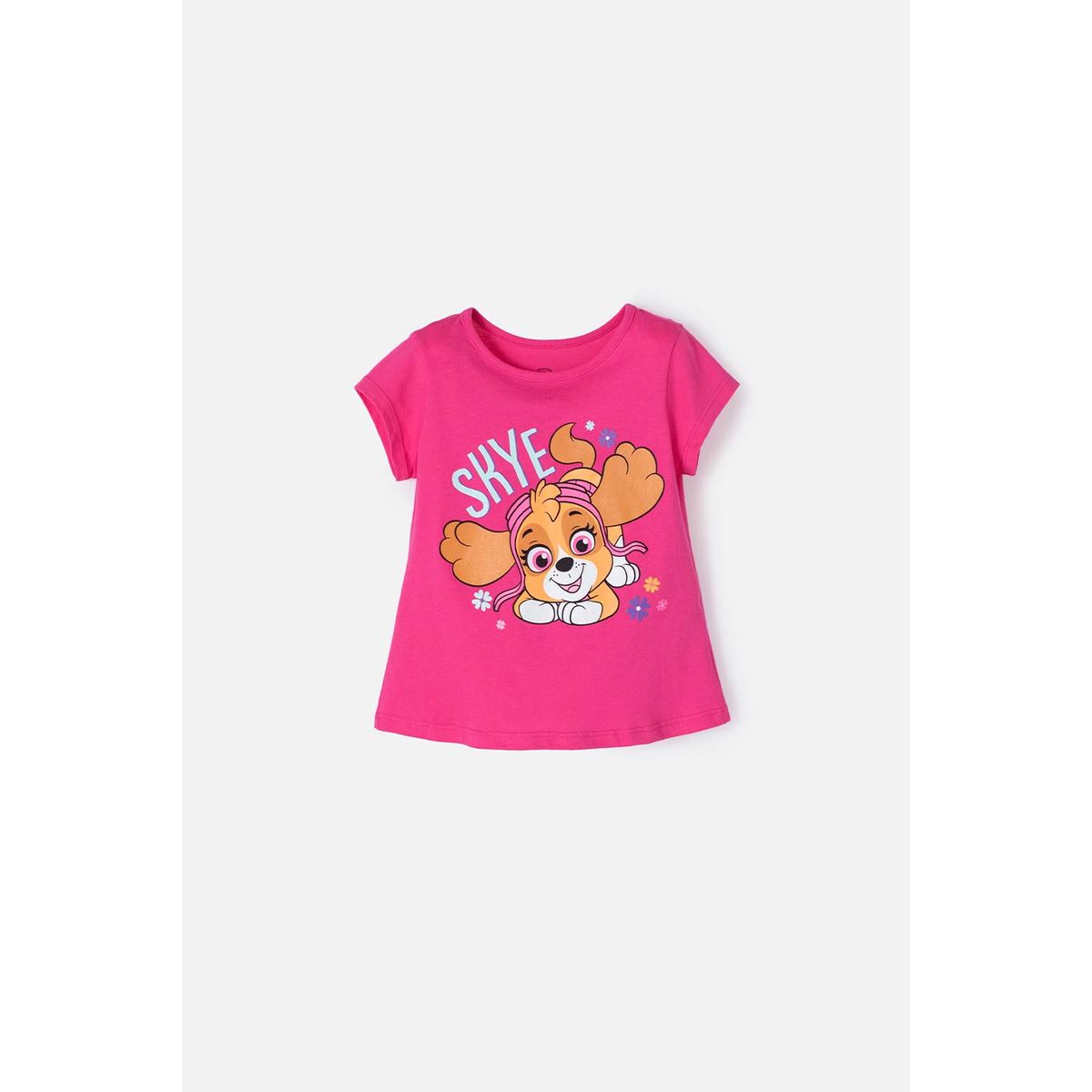 NICKELODEON - Camiseta de niña, manga corta fucsia de Paw Patrol