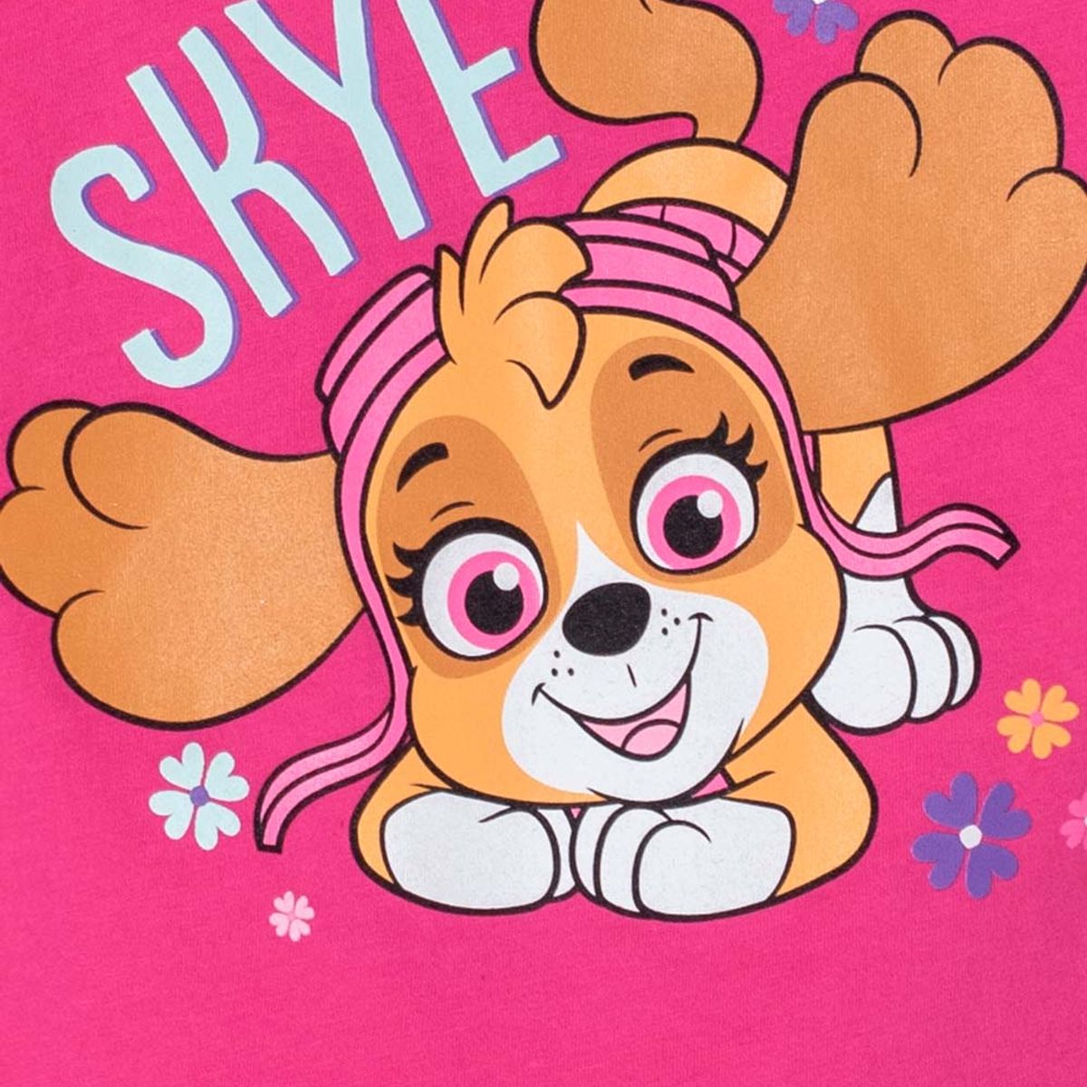 NICKELODEON - Camiseta de niña, manga corta fucsia de Paw Patrol