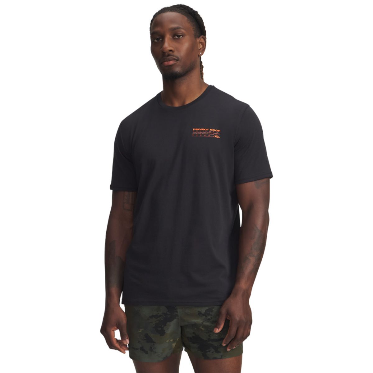 UNDER ARMOUR - Camiseta Hombre Under Armour PJT RCK SS 1 Negro UNDER ARMOUR