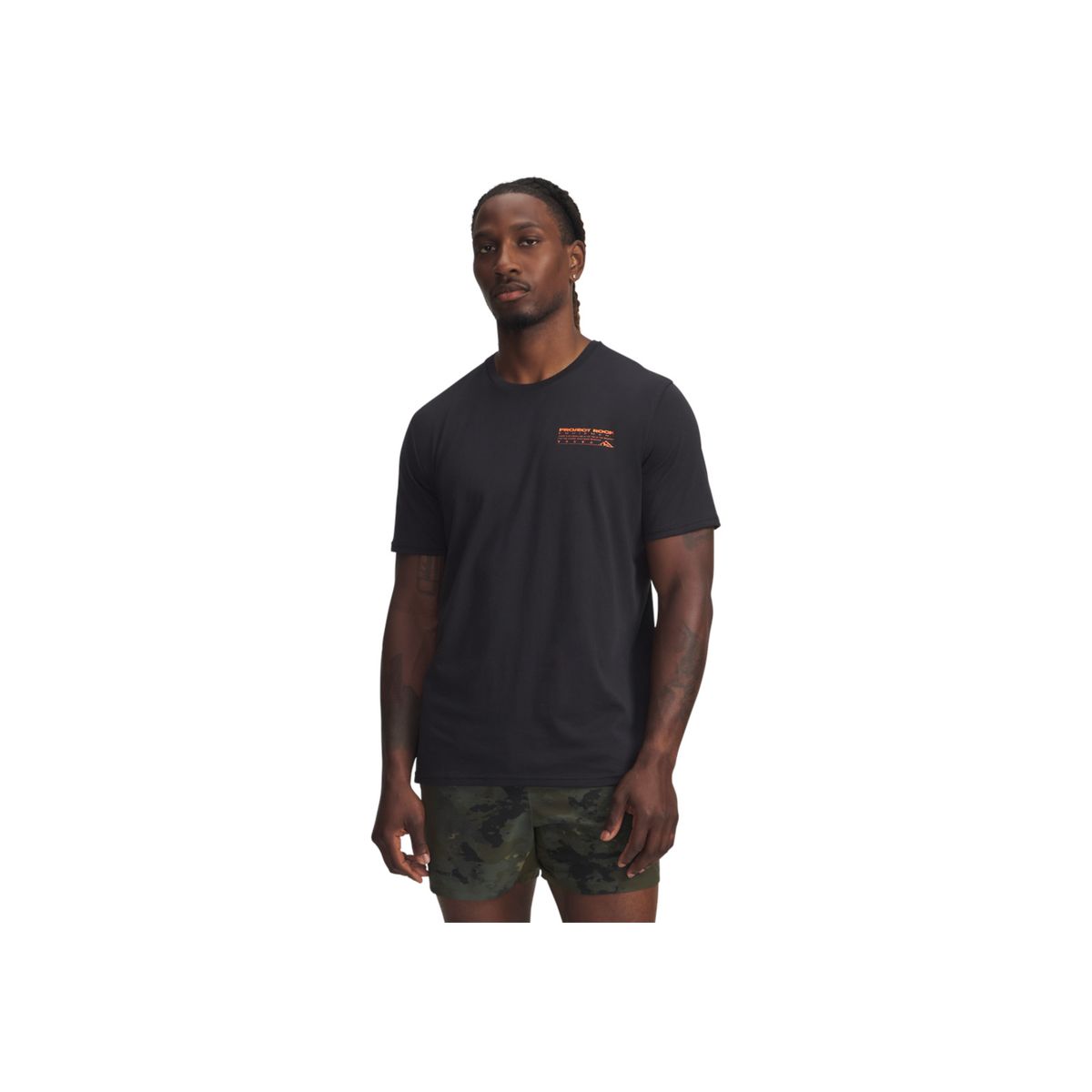 UNDER ARMOUR - Camiseta Hombre Under Armour PJT RCK SS 1 Negro UNDER ARMOUR