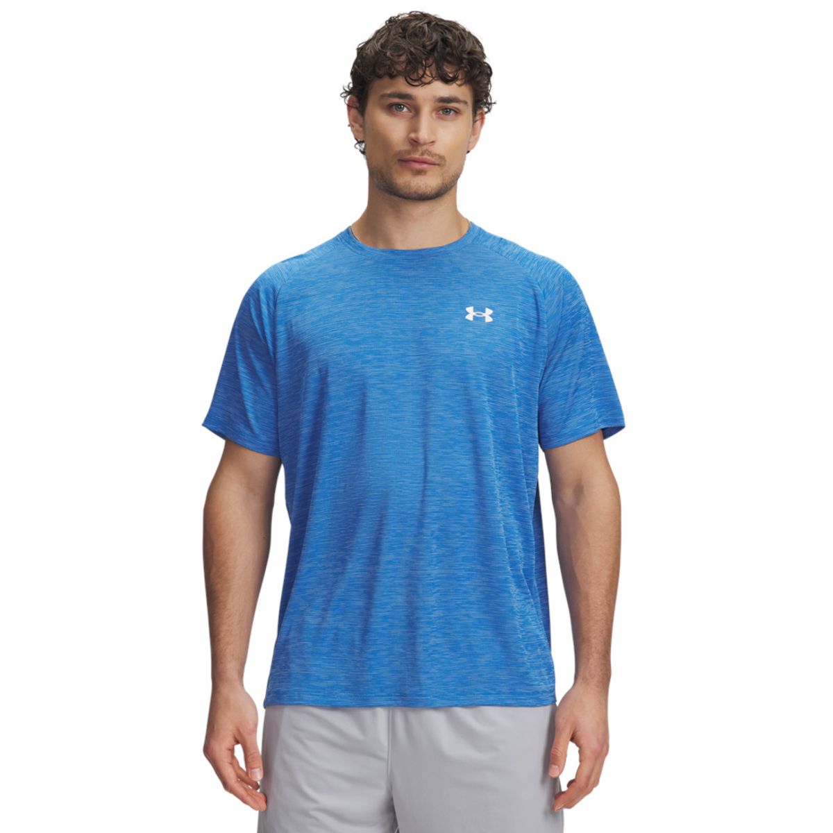 UNDER ARMOUR - Camiseta Hombre Under Armour TECH TEXTURED SS Azul UNDER ARMOUR
