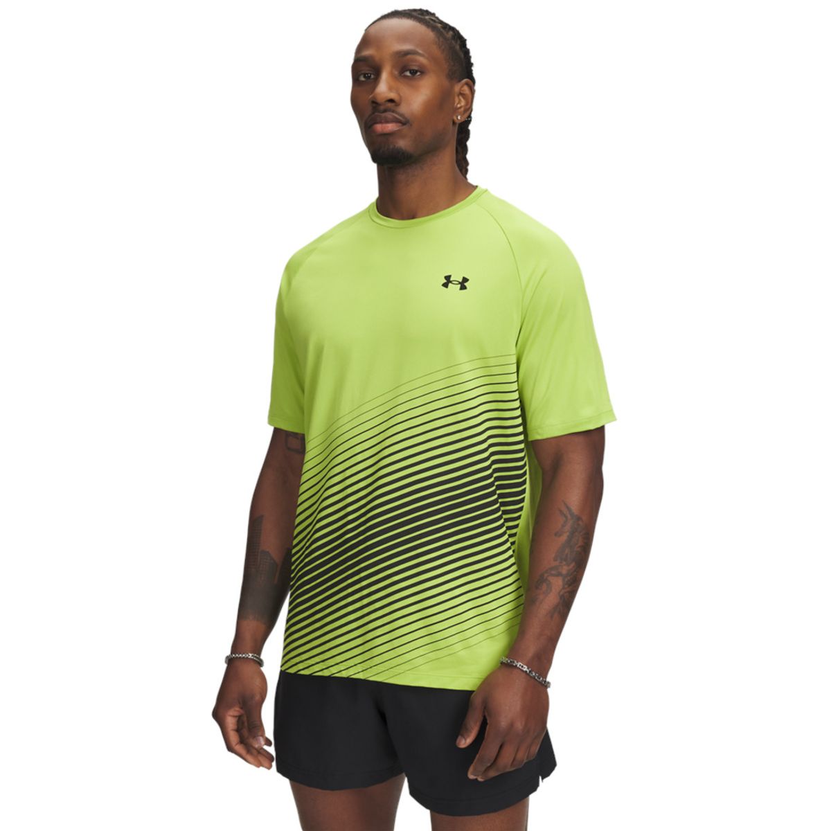 UNDER ARMOUR - Camiseta Hombre Under Armour TECH FADE SS Verde UNDER ARMOUR