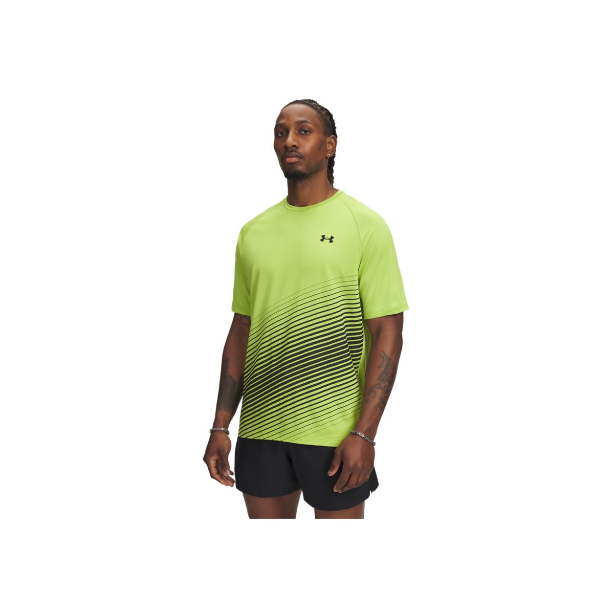 UNDER ARMOUR - Camiseta Hombre Under Armour TECH FADE SS Verde UNDER ARMOUR