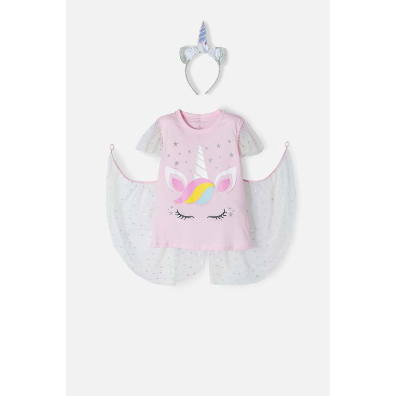 MIC - Camiseta Mic multicolor manga corta para niña