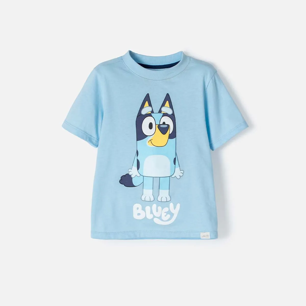 BLUEY - Camiseta de Bluey manga corta azul unisex 2T a 6T