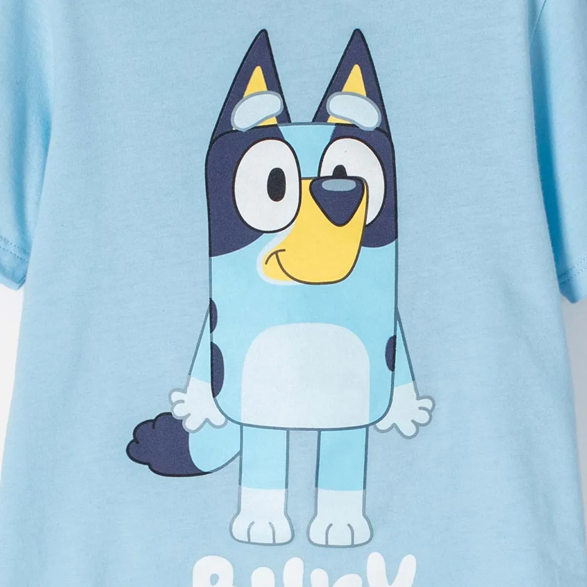 BLUEY - Camiseta de Bluey manga corta azul unisex 2T a 6T
