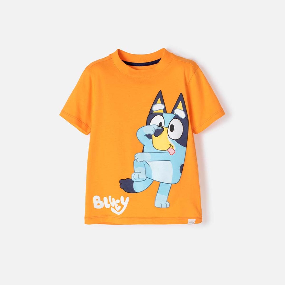 BLUEY - Camiseta de Bluey naranja manga corta para niño 2T a 6T