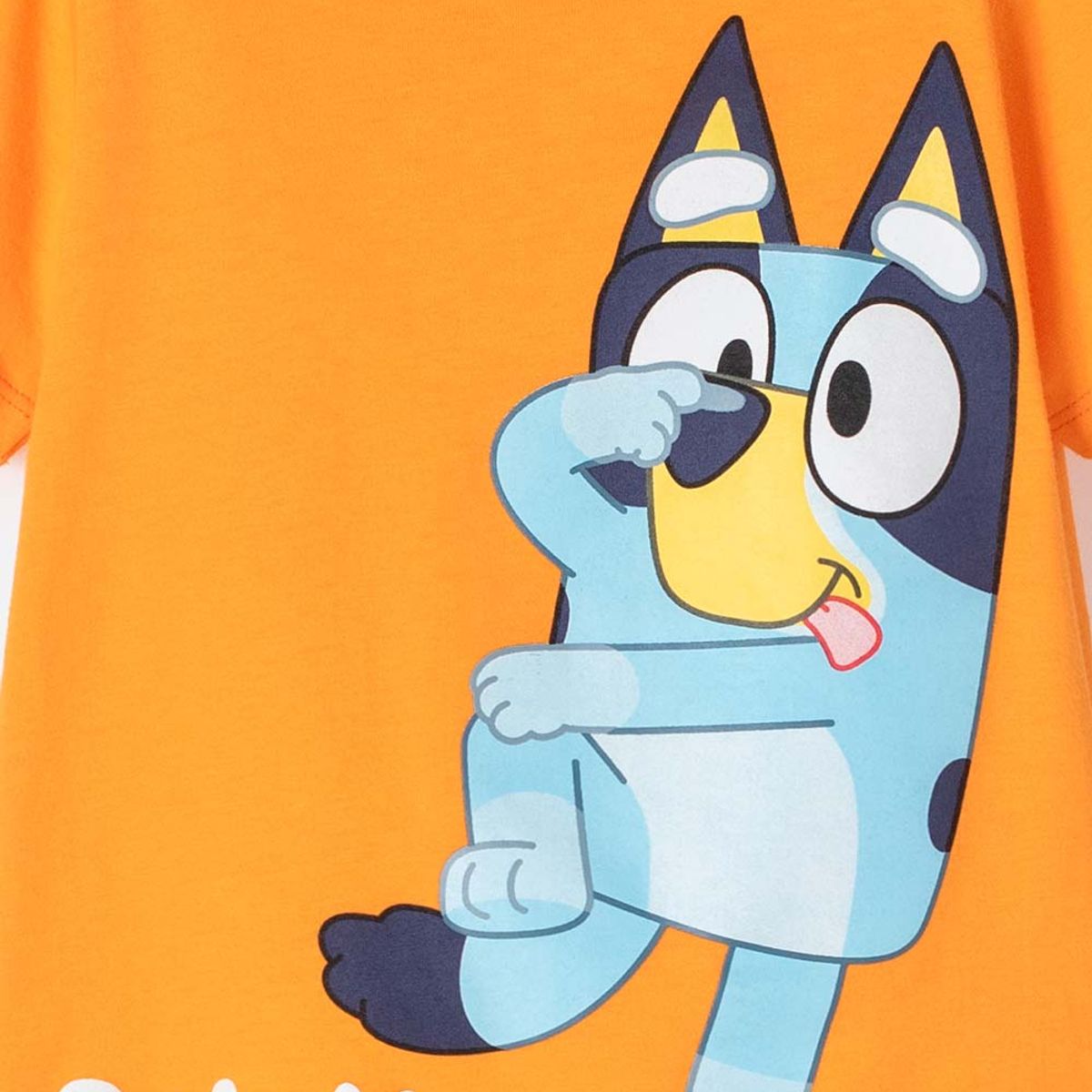 BLUEY - Camiseta de Bluey naranja manga corta para niño 2T a 6T