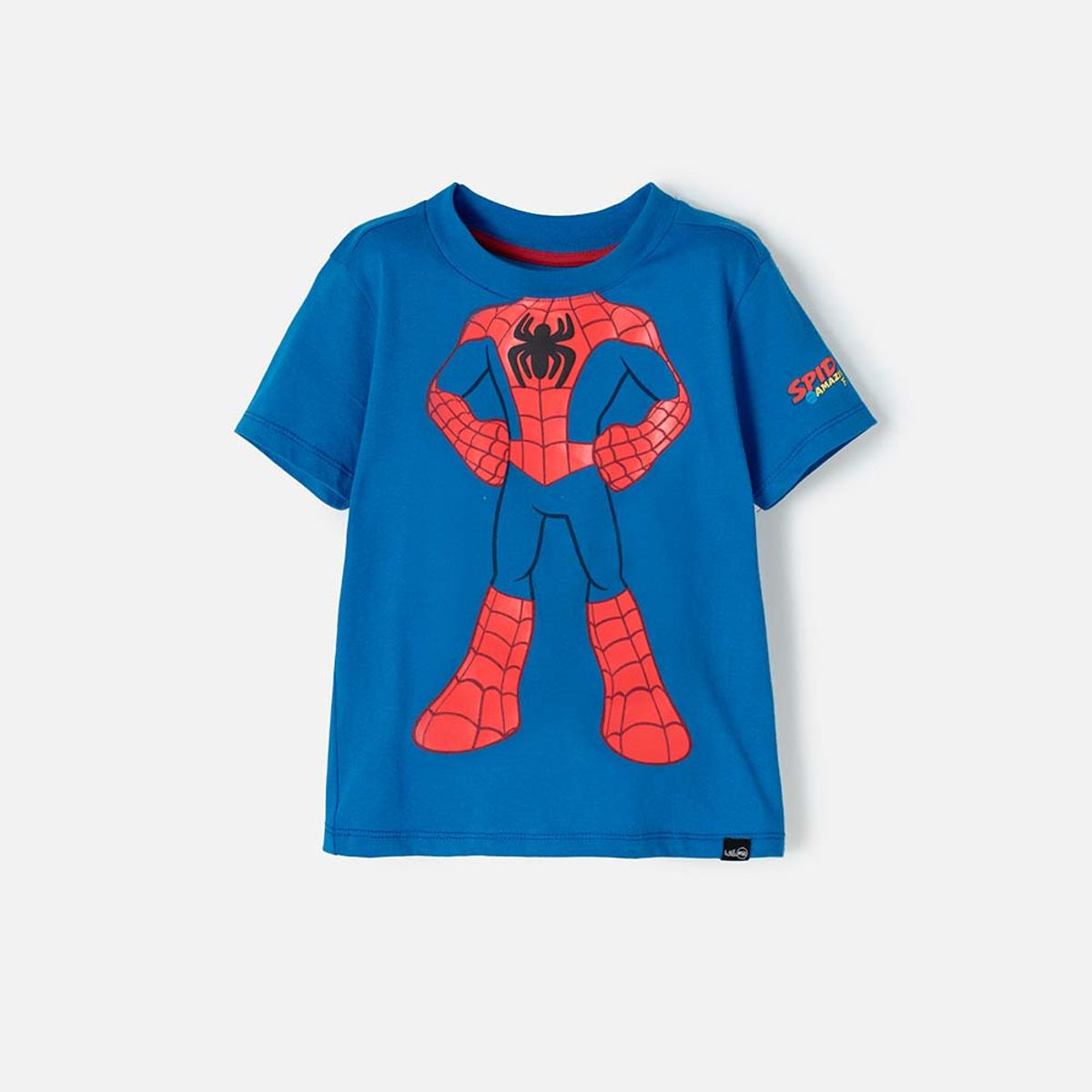MARVEL - Camiseta de Spidey and his amazing friends azul manga corta para niño 2T a 5T