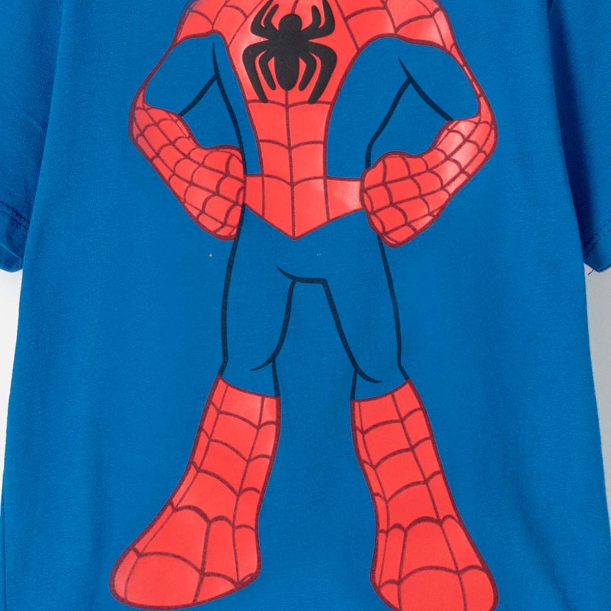 MARVEL - Camiseta de Spidey and his amazing friends azul manga corta para niño 2T a 5T
