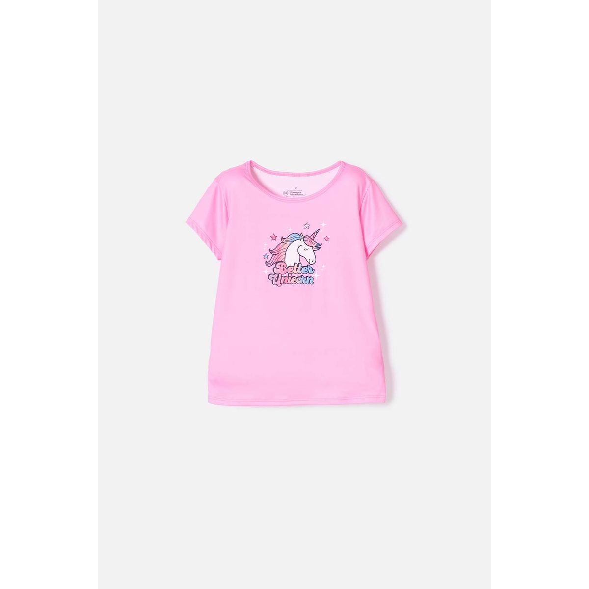MIC - Camiseta de Mic manga corta rosada para niña