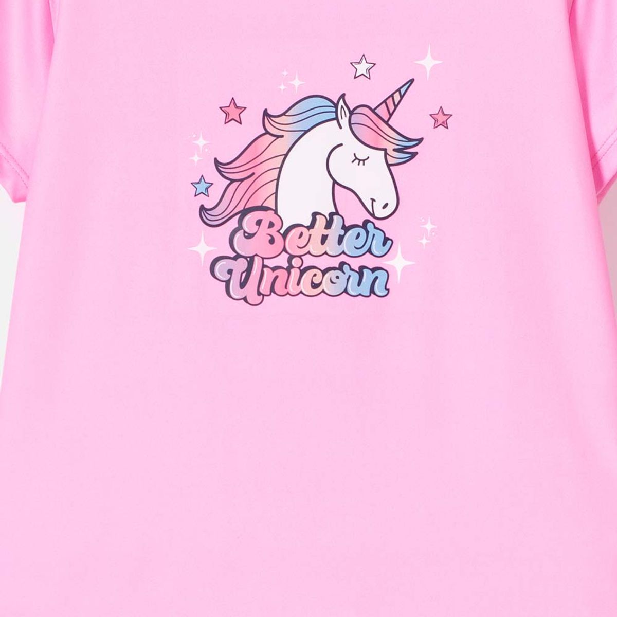 MIC - Camiseta de Mic manga corta rosada para niña