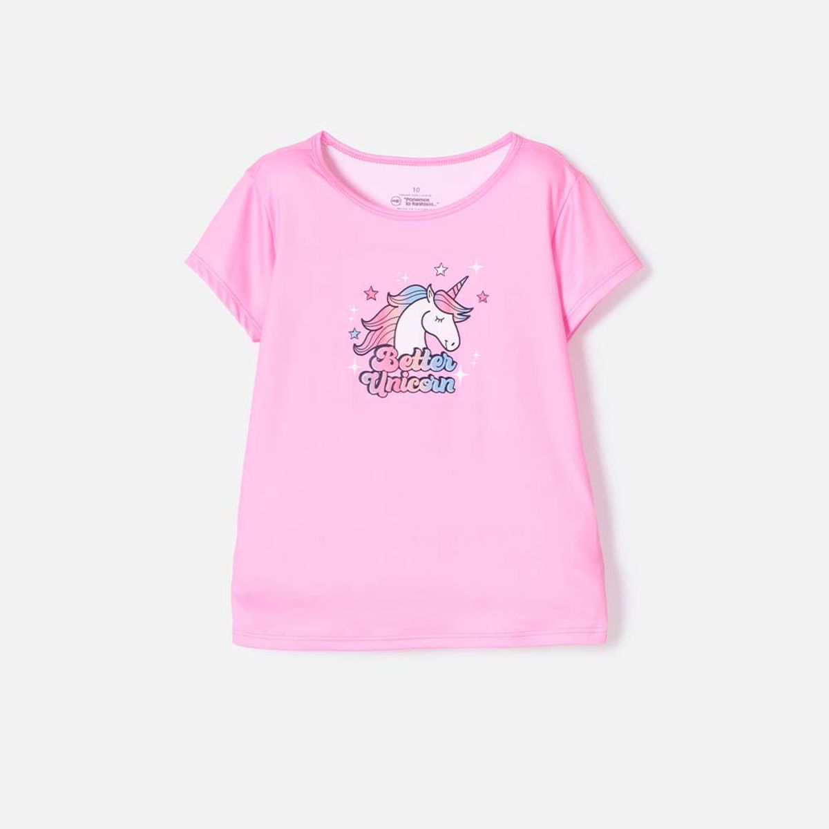 MIC - Camiseta de Mic manga corta rosada para niña