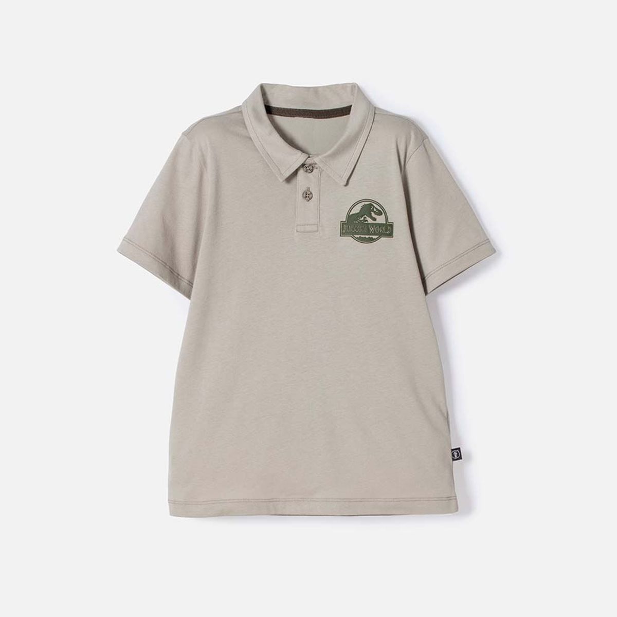 UNIVERSAL - Camiseta tipo polo de Jurassic World verde para niño