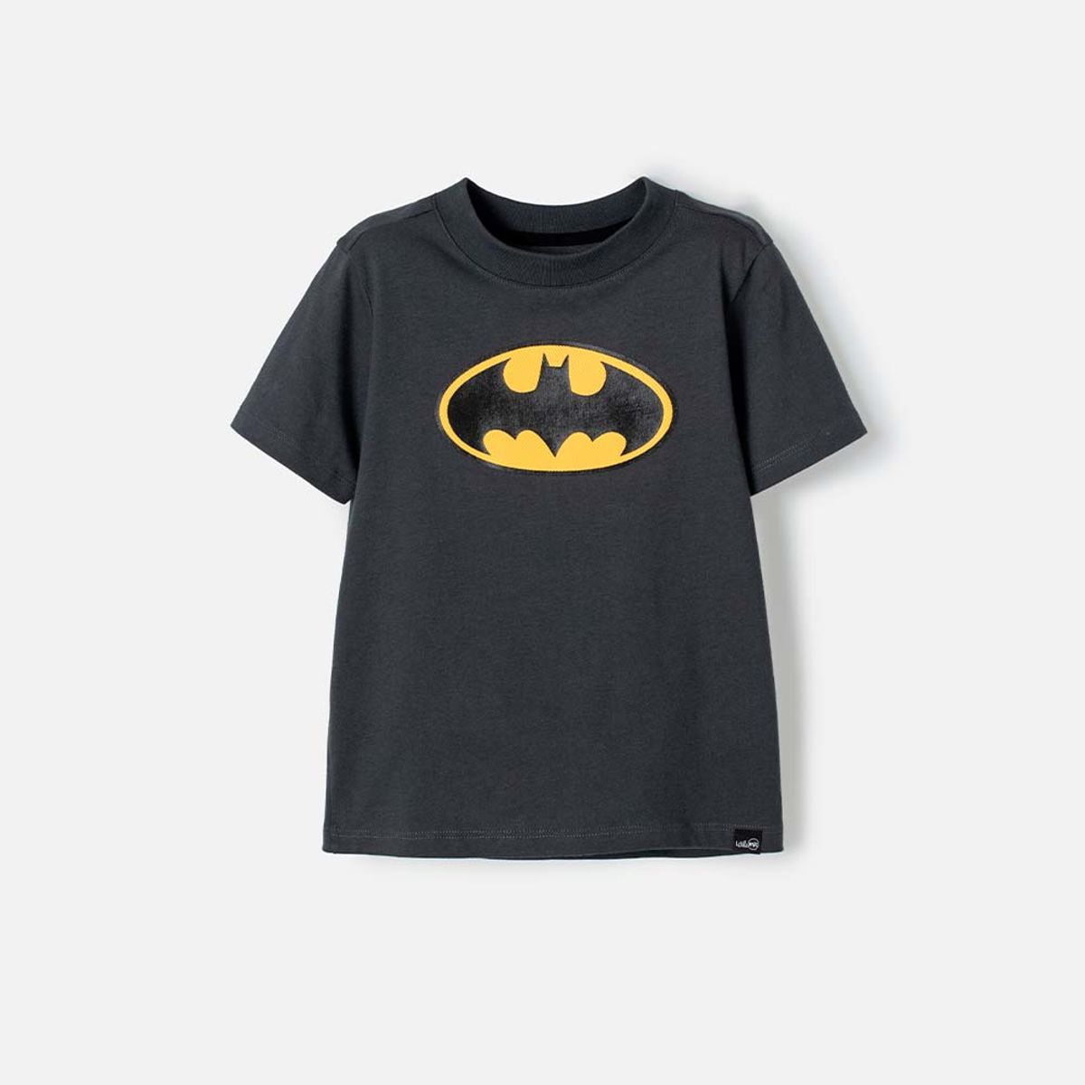 DC COMICS - Camiseta de Batman manga corta negro para niño 2T a 5T