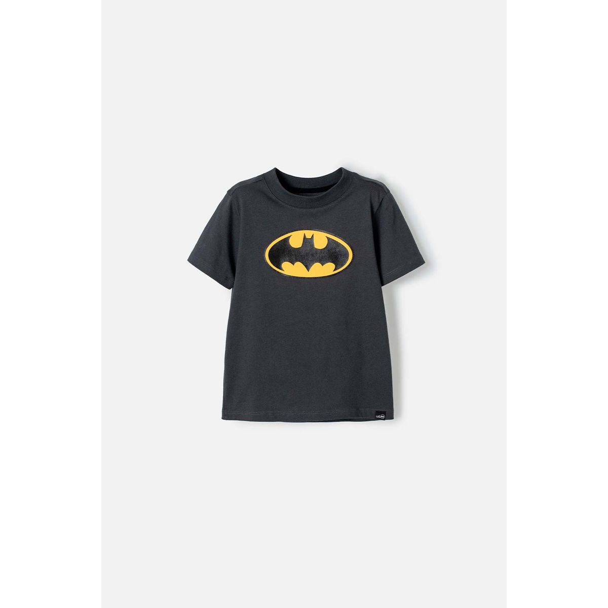 DC COMICS - Camiseta de Batman manga corta negro para niño 2T a 5T
