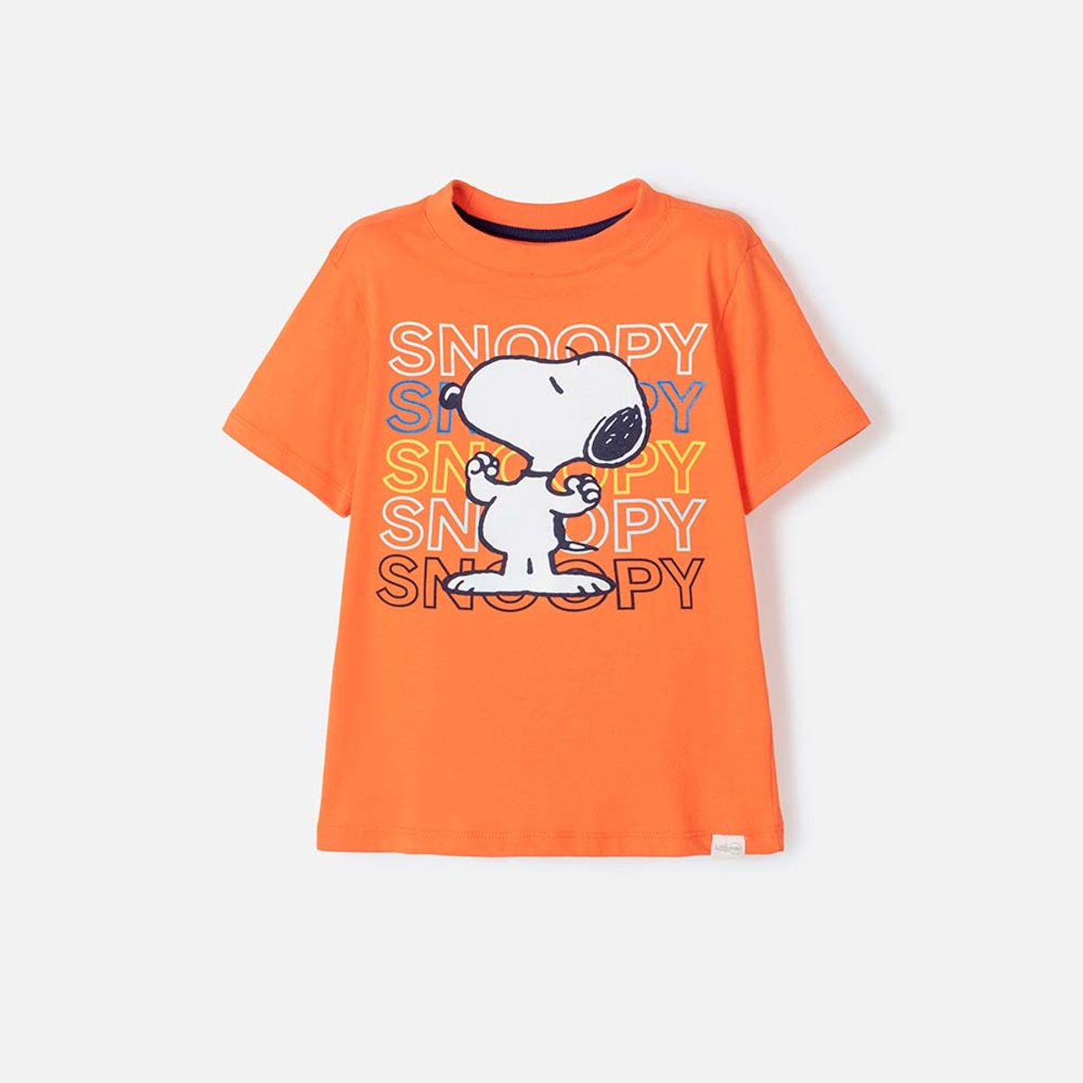 SNOOPY - Camiseta de Snoopy manga corta niño 2T a 5T
