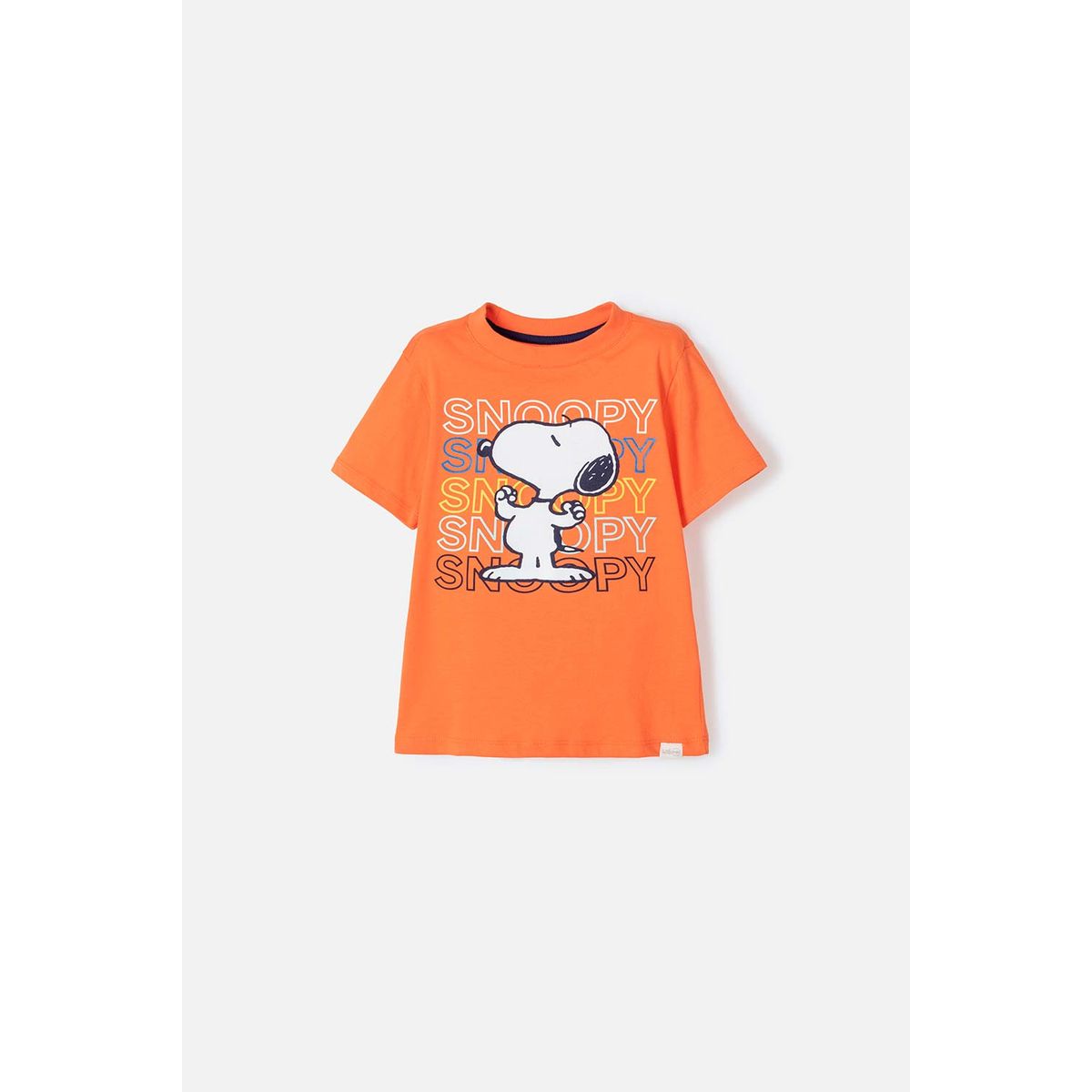 SNOOPY - Camiseta de Snoopy manga corta niño 2T a 5T