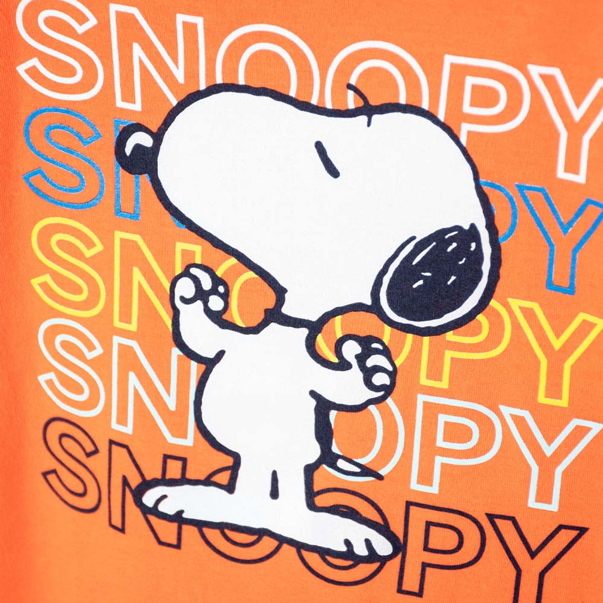 SNOOPY - Camiseta de Snoopy manga corta niño 2T a 5T