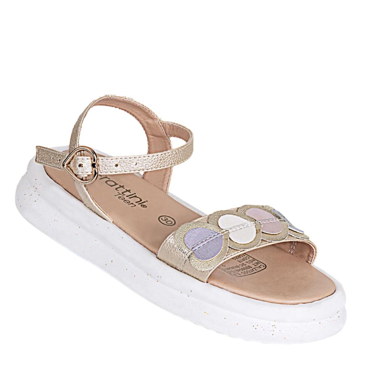 FRATTINI - Sandalia de Niña marca FRATTINI en Color DORADO   SANDXELMA LOVE