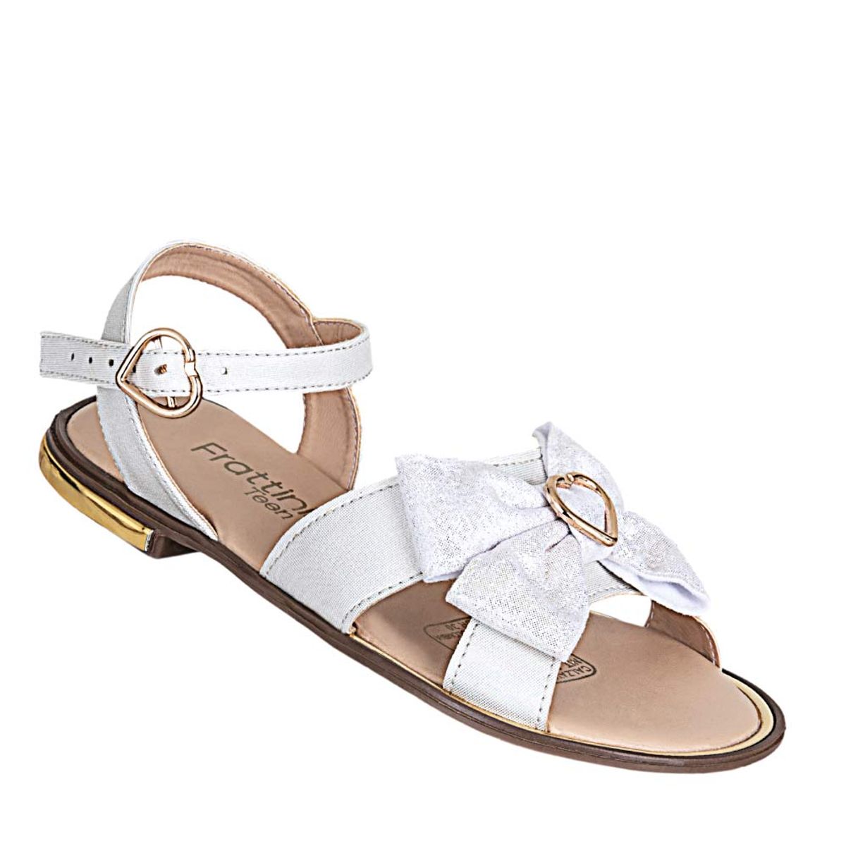 FRATTINI - Sandalia de Niña marca FRATTINI en Color BLANCO   SANDXELMIRA LOVE
