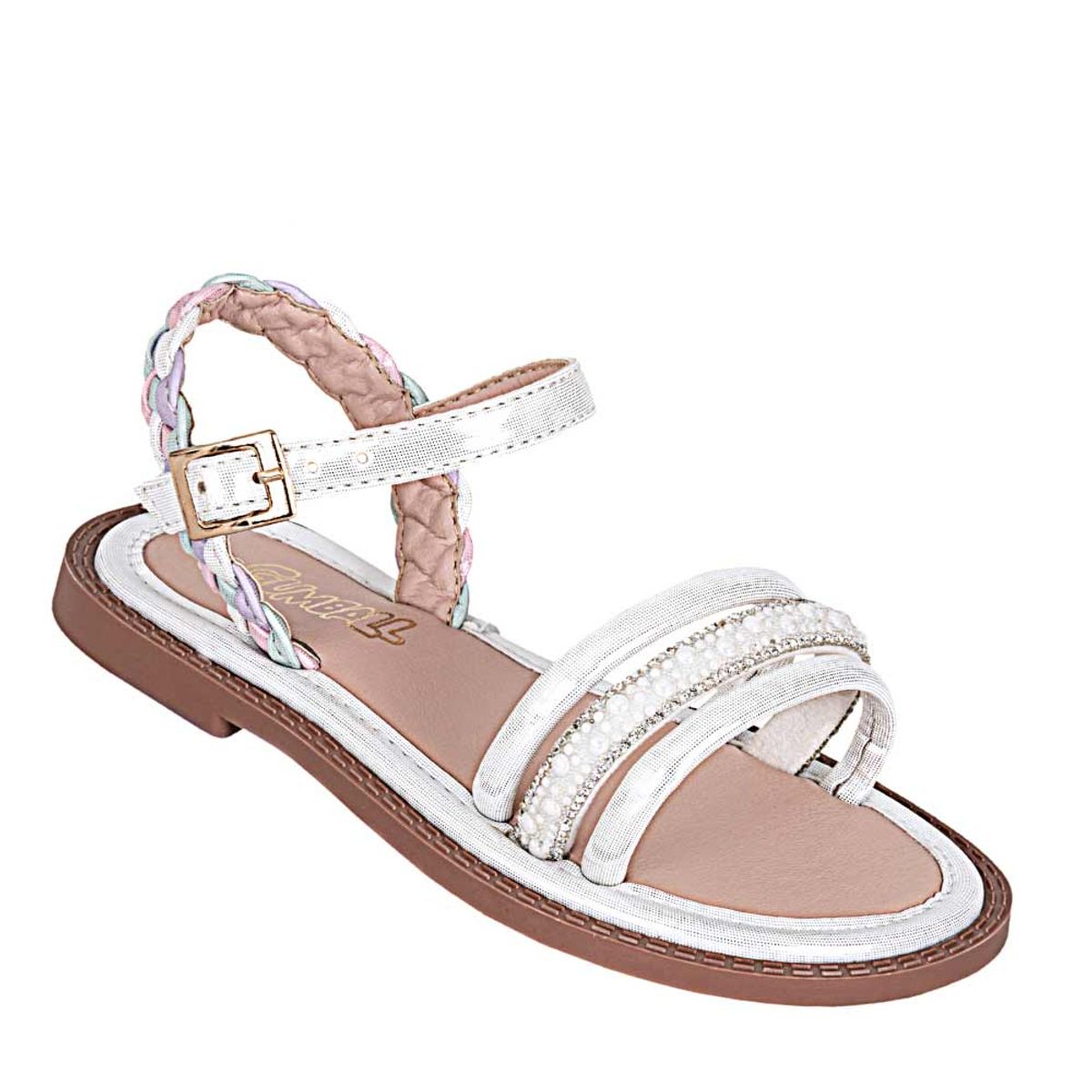 GUMBALL - Sandalia de Niña marca GUMBALL en Color BLANCO   SANDVOREAL