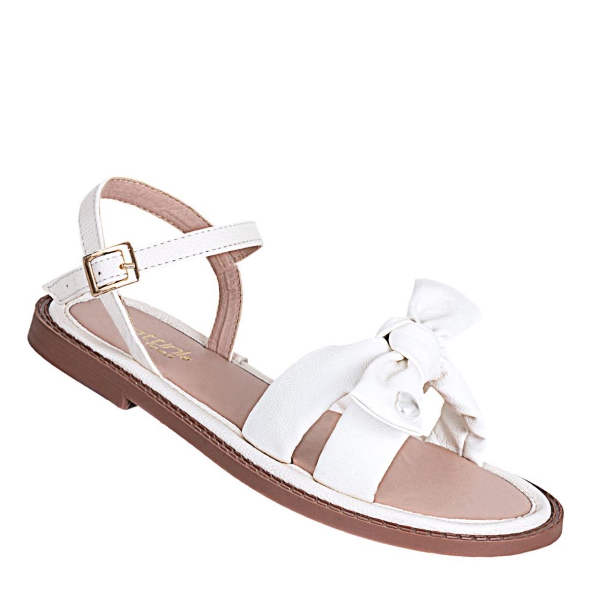 FRATTINI - Sandalia de Niña marca FRATTINI en Color BLANCO   SANDXOXO JUN