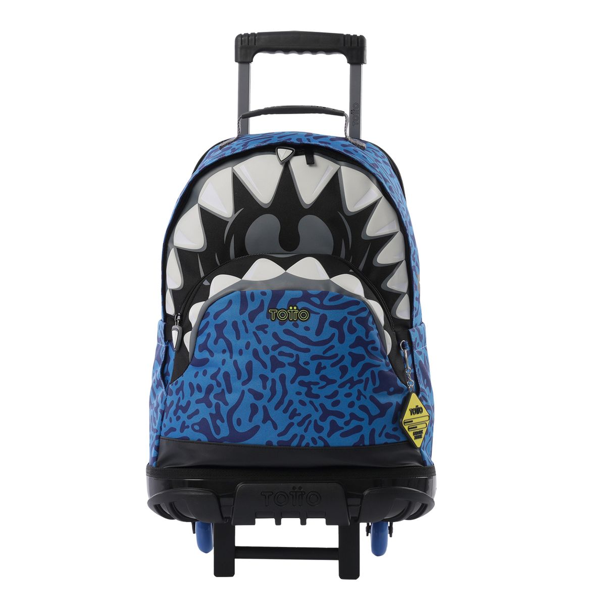 TOTTO - Morral con 3 ruedas Niño Sharky Grande Azul