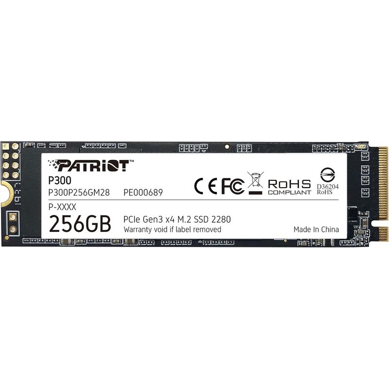 PATRIOT - SSD M.2 256GB DISCO DURO SOLIDO PATRIOT GEN3X4 P300 2280
