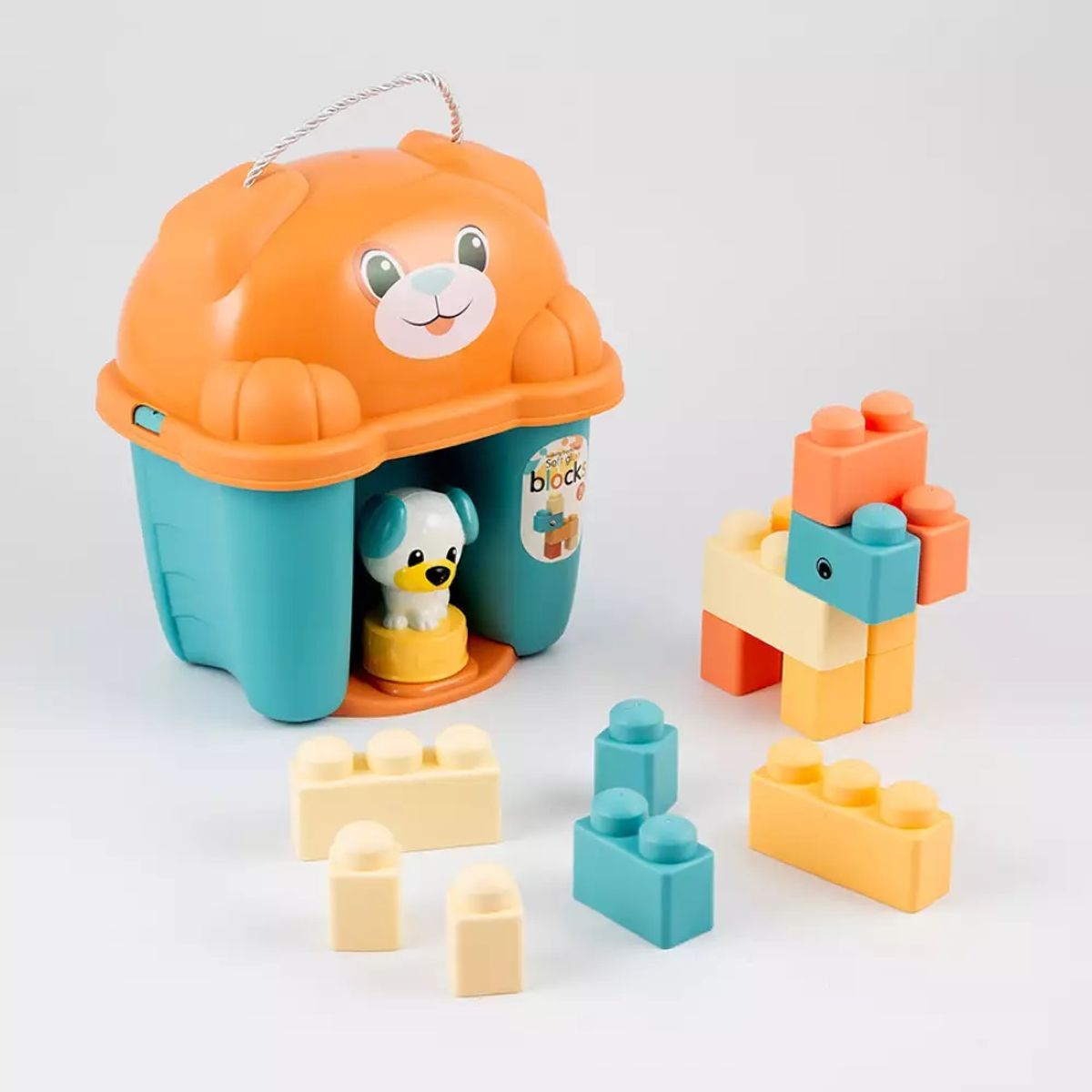 GENERICO - Bloques Flexibles de Construcción Diseño Perro 24 Pzs