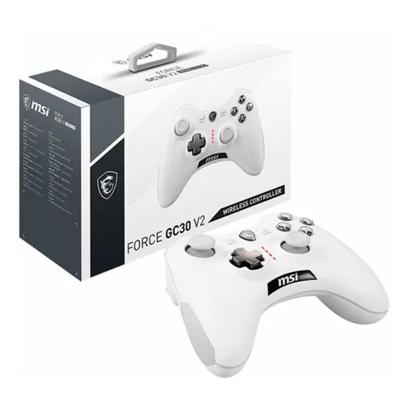 MSI - CONTROL GAMER MSI FORCE GC30 V2 INALAMBRICO PC XBOX BLANCO