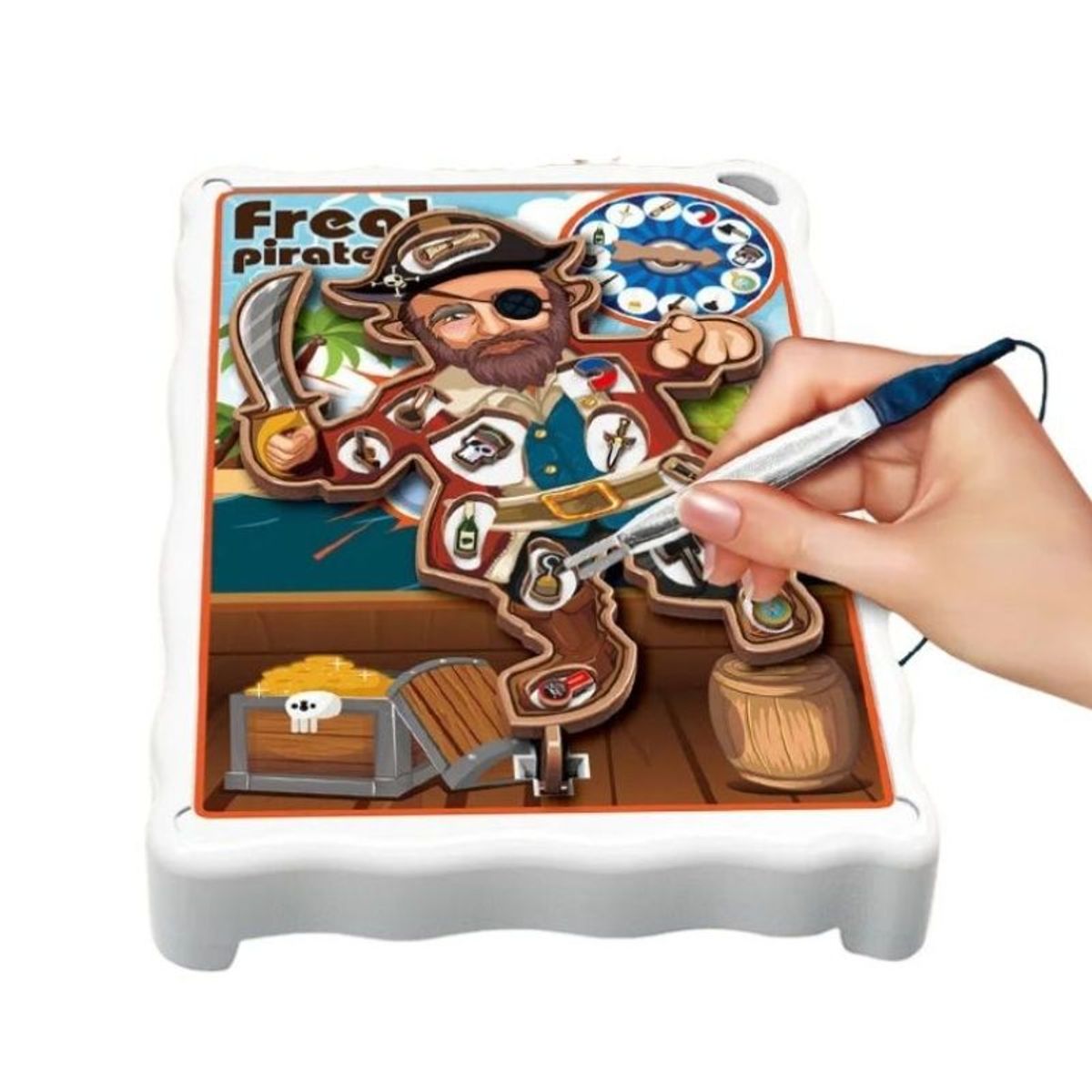 GENERICO - Juego De Mesa Operando Al Pirata Didáctico Motricidad Fina