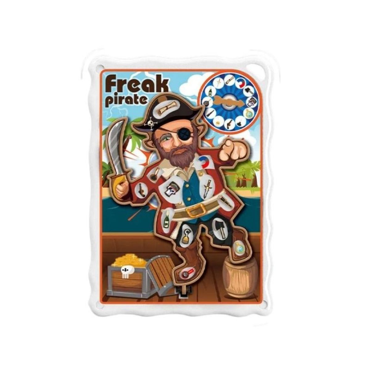 GENERICO - Juego De Mesa Operando Al Pirata Didáctico Motricidad Fina