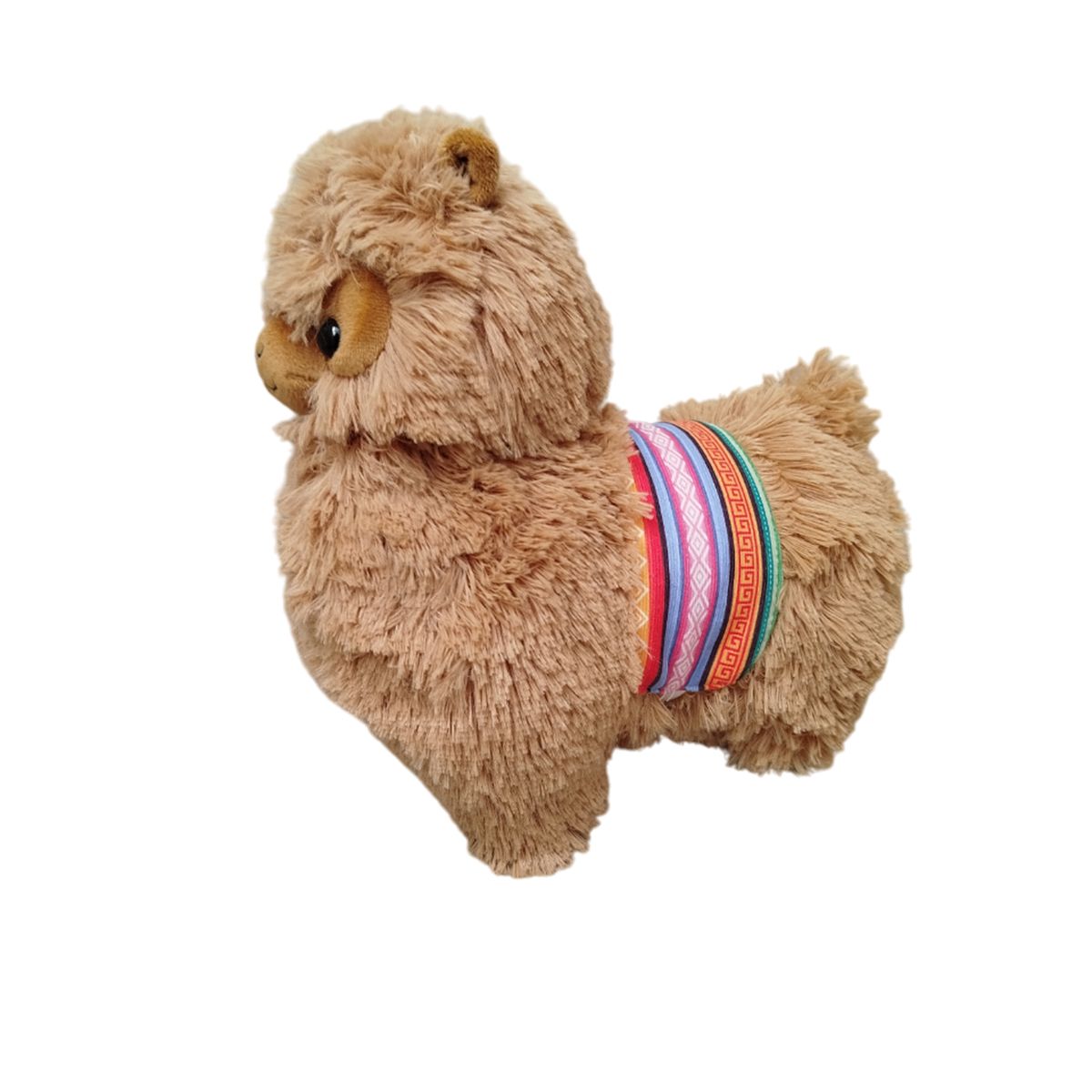 GENERICO - Peluche Llama Peruana marron claro 26 Cms