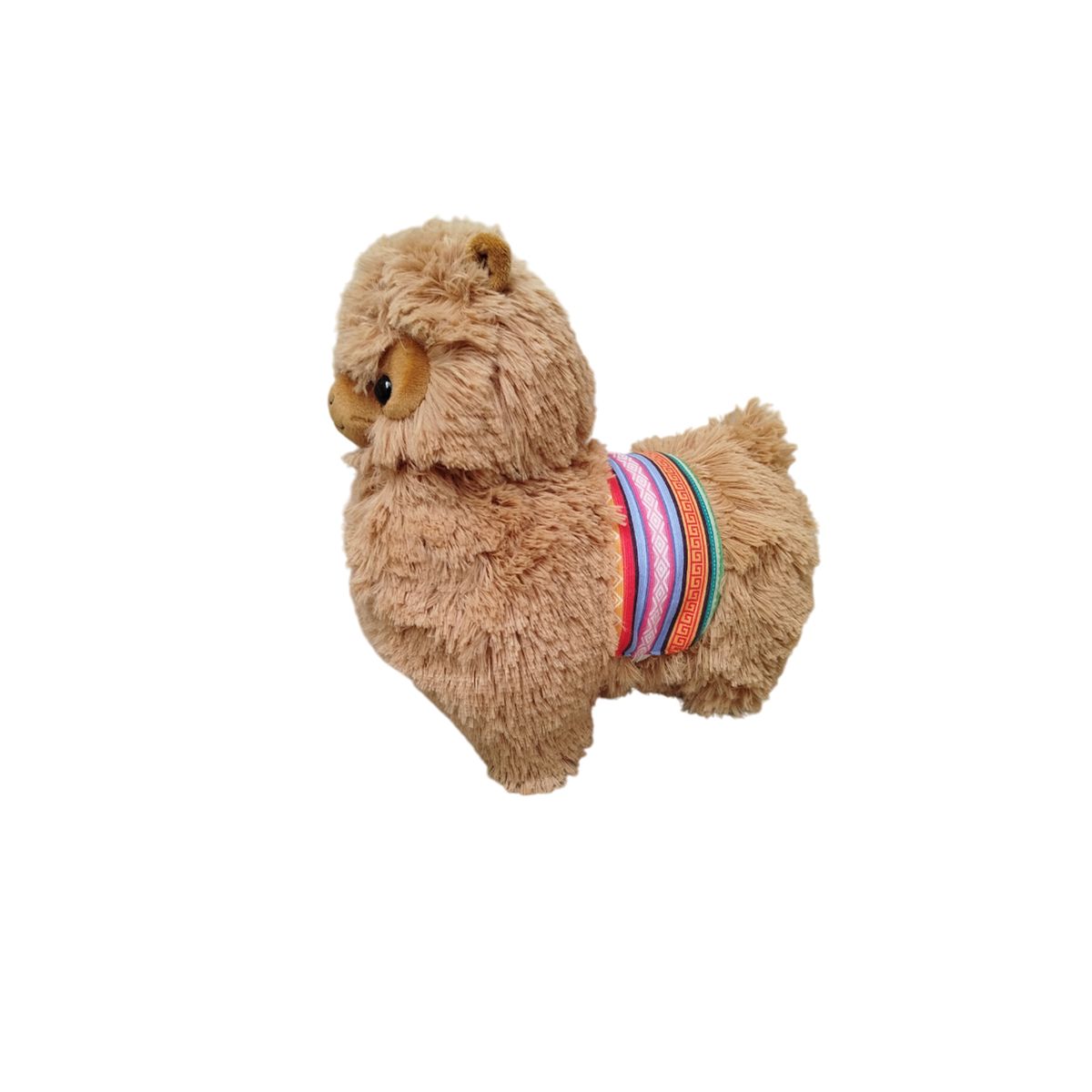 GENERICO - Peluche Llama Peruana marron claro 26 Cms