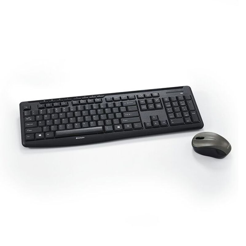 VERBATIM - MOUSE Y TECLADO INALÁMBRICOS SILENCIOSOS NEGRO