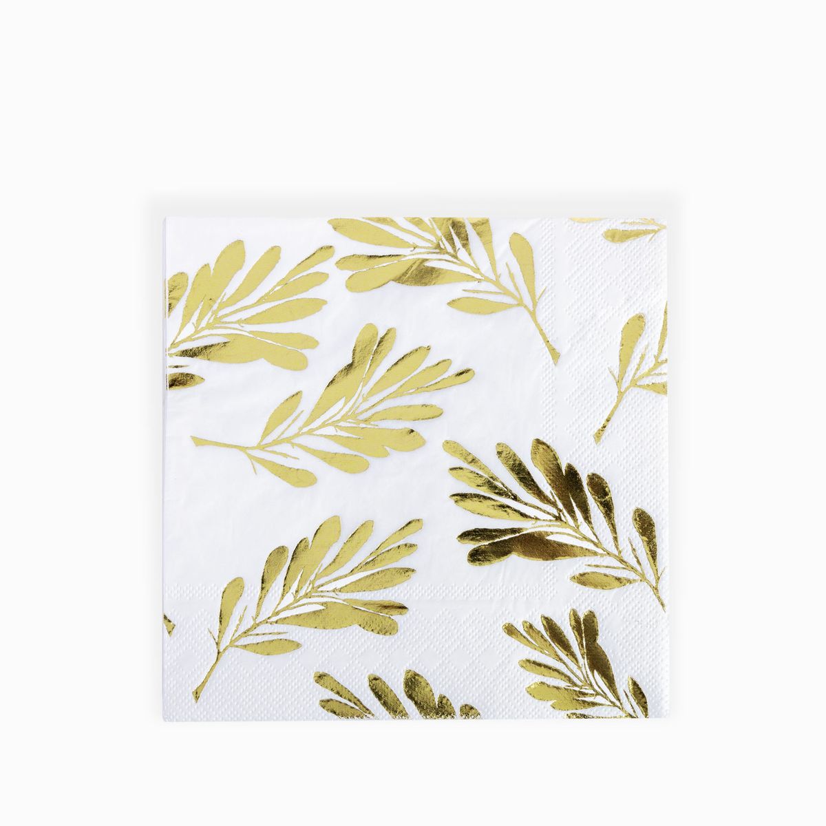 AMBIENTE GOURMET - Servilletas hojas doradas