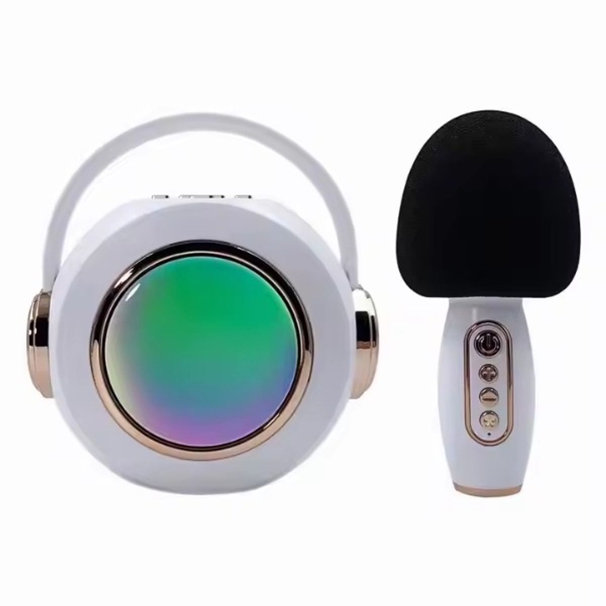 GENERICO - Parlante Karaoke LS-T6 para Niños Micrófono Inalámbrico y Luces LED