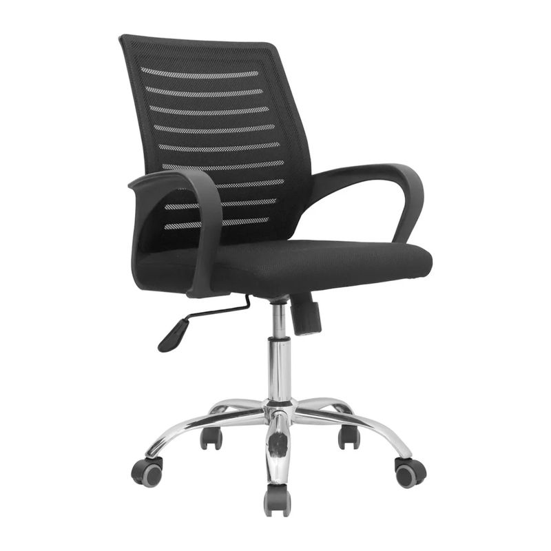 BONNO - Silla De Escritorio Dex Eco Bonno Moderna Confortable Color Negro
