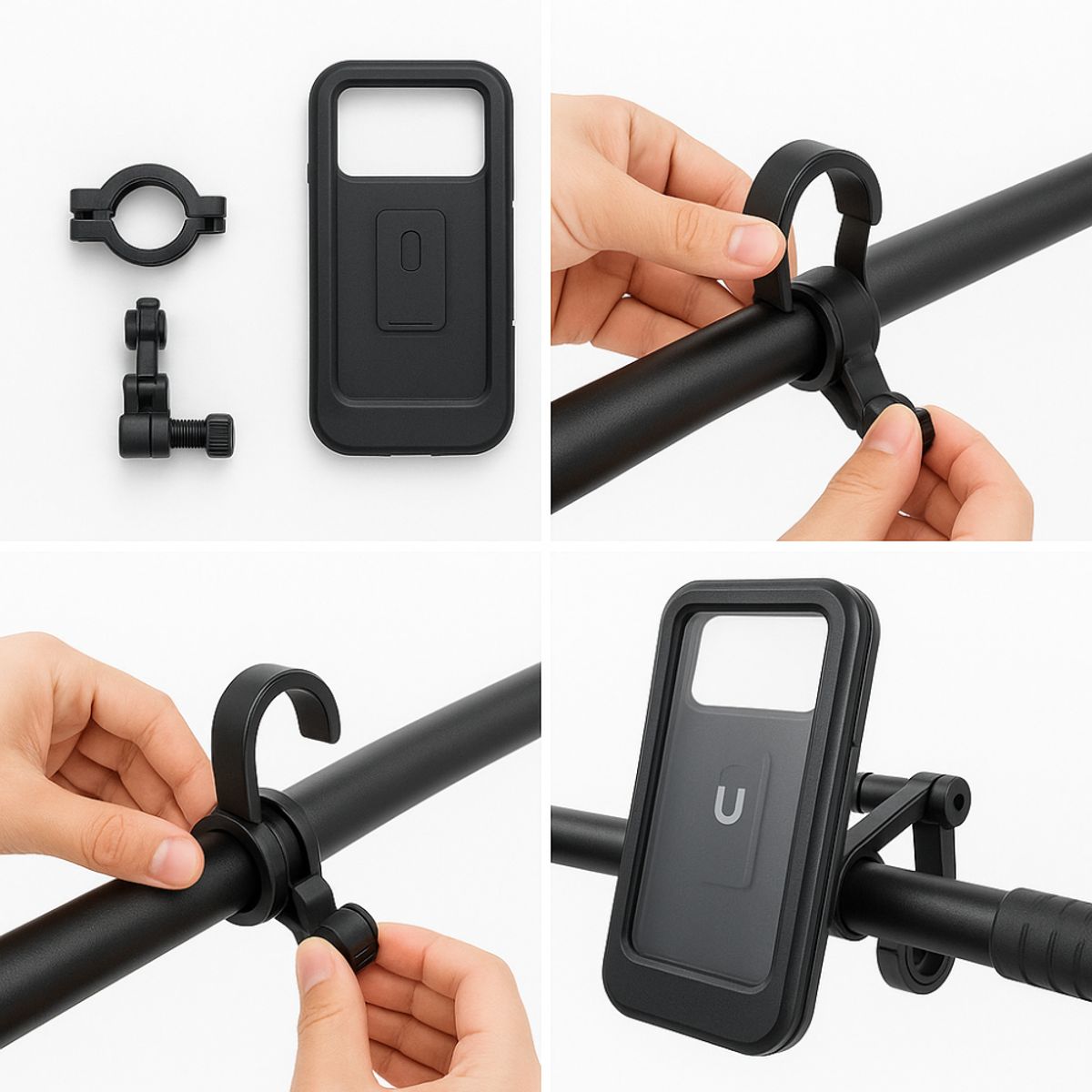GENERICO - Soporte Celular Bicicleta Universal 360° Impermeable M3