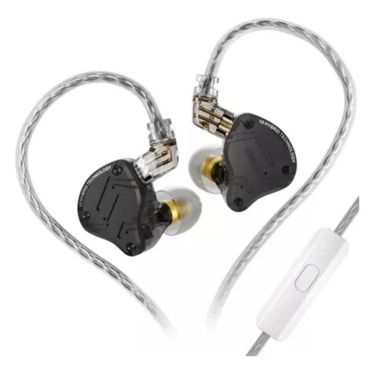 KZ - Audifonos In-ear KZ ZS10 pro X color Negro con microfono