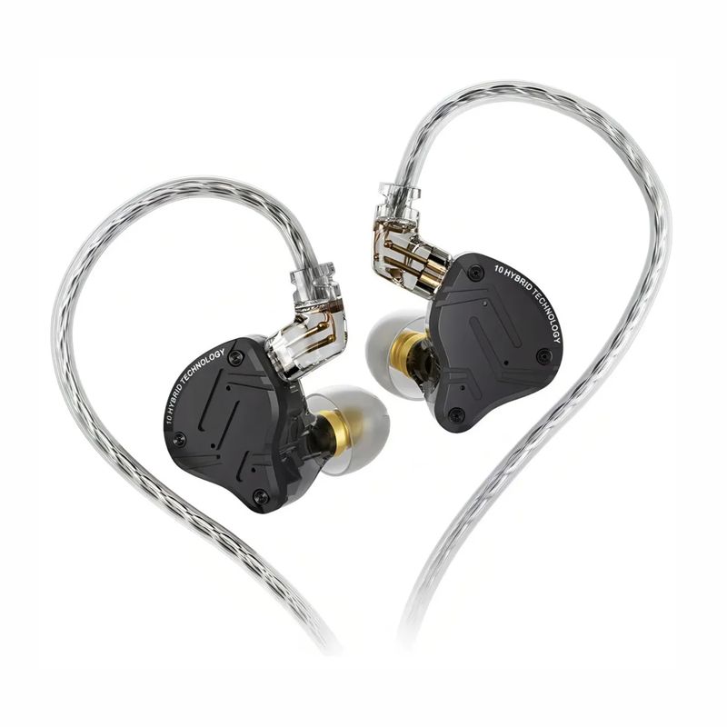 KZ - Audifonos In-ear KZ ZS10 pro X color Negro Sin microfono