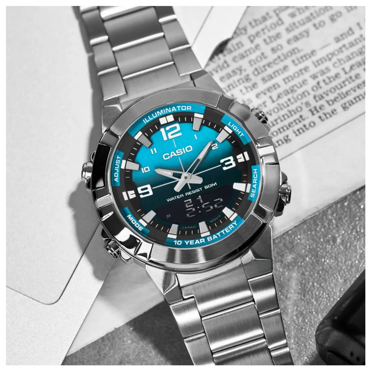 CASIO - Reloj Casio AMW-870DA-2A2 Análogodigital - Elegante